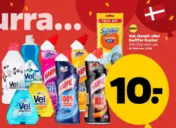Netto Vel, Harpic eller Swiffer Duster tilbud