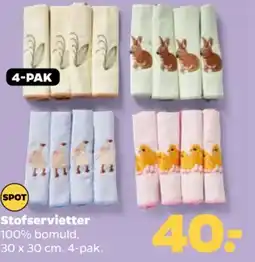 Netto Spot stofservietter tilbud