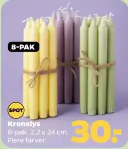 Netto Spot kronelys tilbud