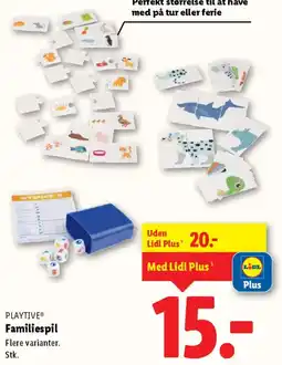 Lidl Playtive familiespil tilbud