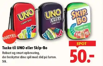 Taske til uno eller skip-bo