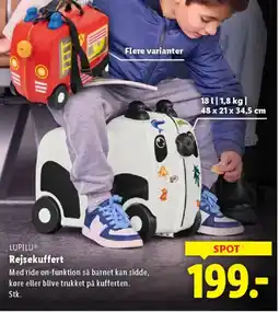 Lidl Lupilu rejsekuffert tilbud