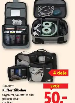 Lidl Esmara kufferttilbehør tilbud