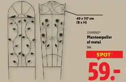 Lidl Livarno planteespalier af metal tilbud