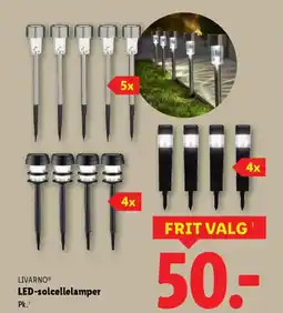 Lidl Livarno led-solcellelamper tilbud