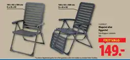 Lidl Livarno klapstol eller liggestol tilbud