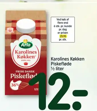 Karolines køkken piskefløde