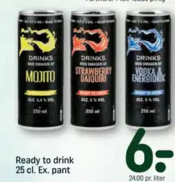 REMA 1000 Ready to drink Ex. pant tilbud