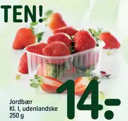 REMA 1000 Jordbær KI. I, udenlandske tilbud