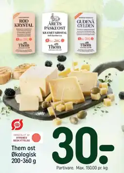 REMA 1000 Them ost Økologisk tilbud