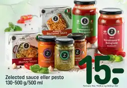 REMA 1000 Zelected sauce eller pesto tilbud