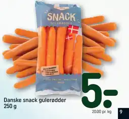 REMA 1000 Danske snack gulerødder tilbud