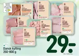 REMA 1000 Dansk kylling tilbud