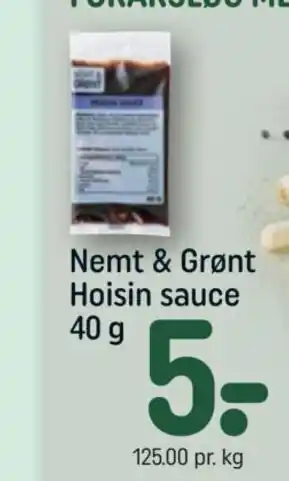 REMA 1000 Nemt & Grønt Hoisin sauce tilbud