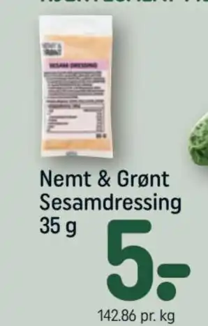 REMA 1000 Nemt & Grønt Sesamdressing tilbud
