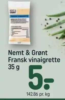 REMA 1000 Nemt & Grønt Fransk vinaigrette tilbud