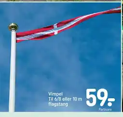 REMA 1000 Vimpel Til 6/8 eller 10 m flagstang tilbud