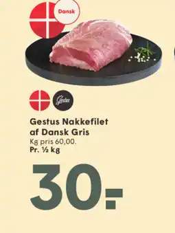 SPAR Gestus Nakkefilet af Dansk Gris tilbud