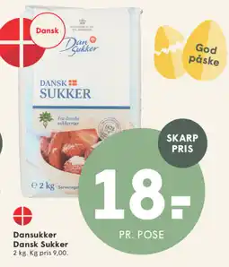 SPAR Dansukker Dansk Sukker tilbud