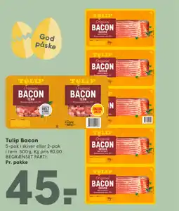 SPAR Tulip Bacon tilbud