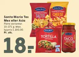 SPAR Santa Maria Tex Mex eller Asia tilbud