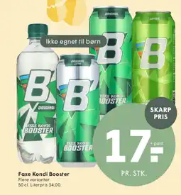 SPAR Faxe Kondi Booster tilbud