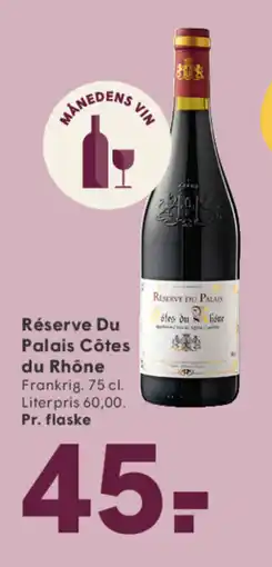 SPAR Réserve Du Palais Côtes du Rhône tilbud