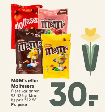 SPAR M&M's eller Maltesers tilbud