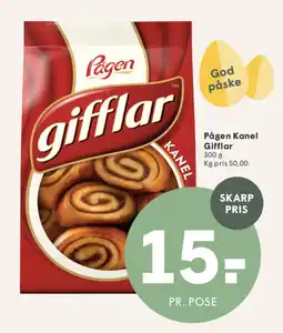 SPAR Pågen Kanel Gifflar tilbud