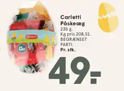 SPAR Carletti Påskeæg tilbud