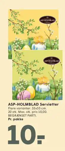 SPAR ASP-HOLMBLAD Servietter tilbud