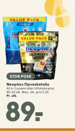 SPAR Neophos Opvasketabs tilbud
