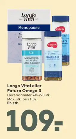 SPAR Longo Vital eller Futura Omega 3 tilbud