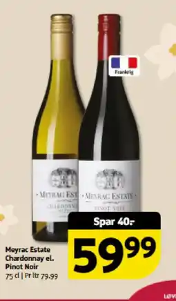 Løvbjerg Meyrac Estate Chardonnay el. Pinot Noir tilbud