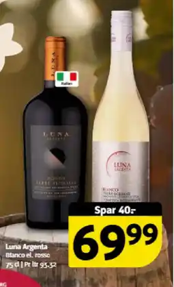 Løvbjerg Luna Argenta Blanco el. rosso tilbud