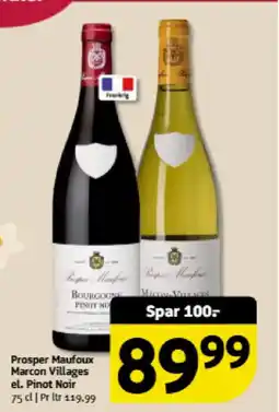 Løvbjerg Prosper Maufoux Marcon Villages el. Pinot Noir tilbud