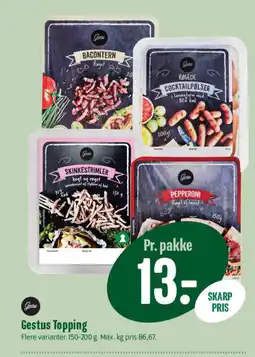 Min Købmand Gestus Topping tilbud