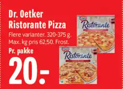 Min Købmand Dr. Oetker Ristorante Pizza tilbud