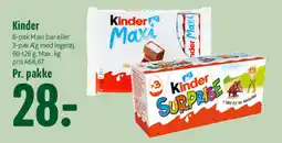 Min Købmand Kinder tilbud