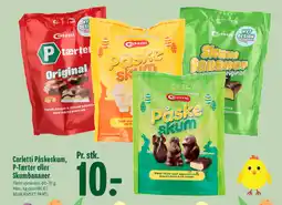 Min Købmand Carletti Påskeskum, P-Tærter eller Skumbananer tilbud
