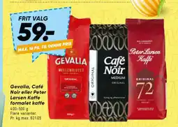 Bilka Gevalia, Café Noir eller Peter Larsen Kaffe formalet kaffe tilbud