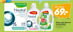 Bilka Biotex eller Neutral vaskemiddel tilbud