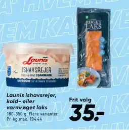 Bilka Launis ishavsrejer, kold- eller varmrøget laks tilbud