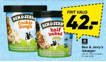 Bilka Ben & Jerry's isbæger tilbud