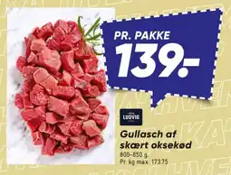 Bilka Gullasch af skært oksekød tilbud