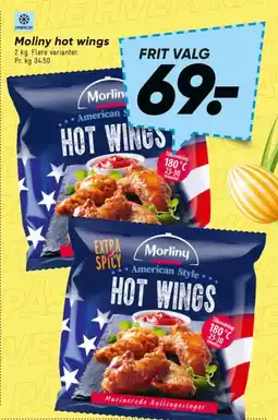 Bilka Moliny hot wings tilbud