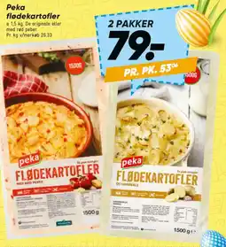 Bilka Peka flødekartofler tilbud