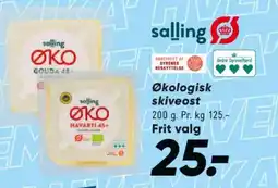 Bilka Salling Økologisk skiveost tilbud