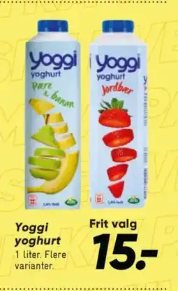 Bilka Yoggi yoghurt tilbud