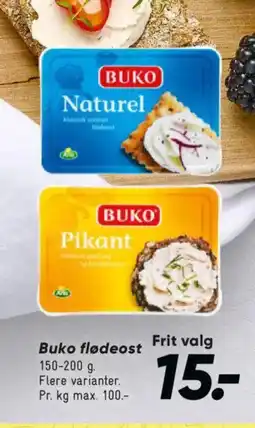 Bilka Buko flødeost tilbud